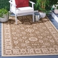 thumbnail image 2 of Safavieh Courtyard Blake Oriental Indoor/Outdoor Area Rug, Brown/Creme, 2'7" x 5', 2 of 9