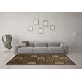 thumbnail image 3 of Ahgly Company Indoor Rectangle Checkered Light Blue Modern Area Rugs, 8' x 12', 3 of 4
