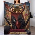 thumbnail image 4 of Manta de disfraz de Wolverine, manta de dibujos animados, manta ultra suave para sofá, cama, sala de estar, dormitorio, coche, 50 x 40 pulgadas, 4 of 7