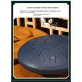 thumbnail image 2 of Tambour de Pluie Sonore 6 Pouces 8 Tons Instrument de Percussion Extérieur Yoga Méditation Exclusif Rouge, 2 of 7