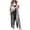 Grey, variant on Loose Fit Loose Leg Sleeveless Overalls Women's