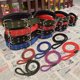 thumbnail image 5 of Collar para perros ajustable de nailon militar de doble grosor y resistente con anilla en D de metal y anilla de cierre, 5 of 5