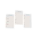thumbnail image 1 of MasteelfCA 3 Sets 6-Hole Loose-leaf Filler Papers Assorted Replacement Spiral Notebook Paper (A5), 1 of 7