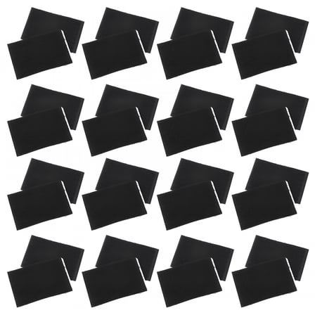 ICERUN 50 Pairs Double-sided Adhesive Sticker Carpet Tape Magnetic Heavy Duty Tapes Hotel Sofa Strips Round Corner