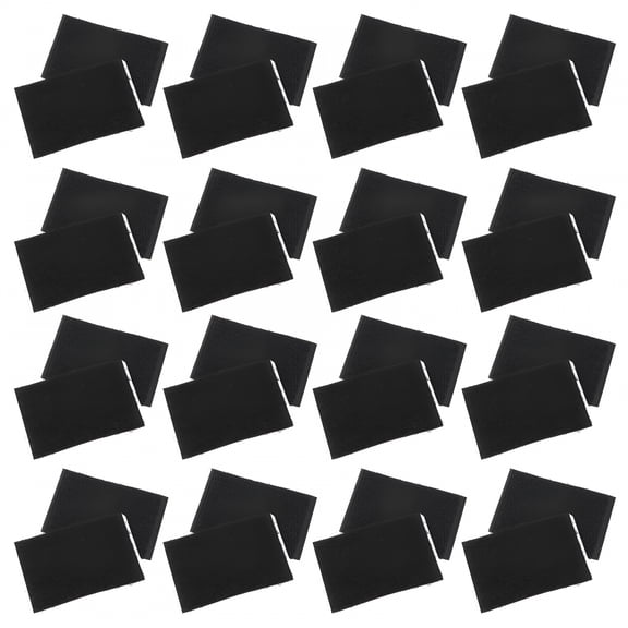 ICERUN 50 Pairs Double-sided Adhesive Sticker Carpet Tape Magnetic Heavy Duty Tapes Hotel Sofa Strips Round Corner