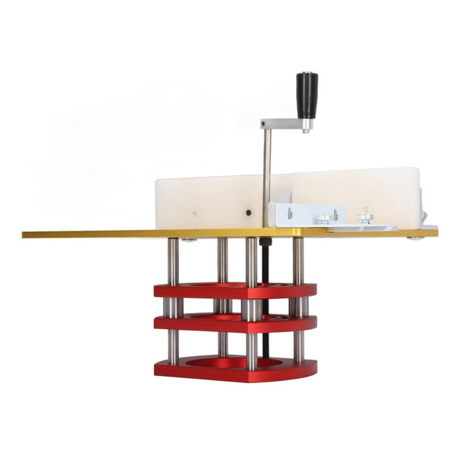 Router Lift With Top Plate, Aluminum Router Table Insert Plate, Woodworking Router Lifting Base Table Top Router Lift System Kit For Wood Trimming Milling Tools