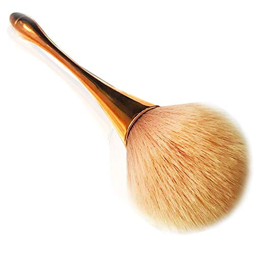 Super Large Mineral Powder Brush, Nail Brushes Kabuki Makeup Brushes Soft Fluffy Foundation Brush Blush Brush ,Professional Powder Brushfor Daily Makeup(Rose Gold color)