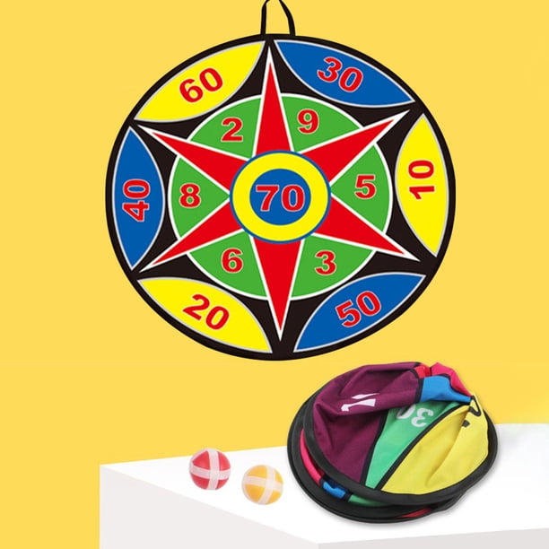 Tablero de dardos divertido juego de fiesta juguetes con bolas adhesivas tablero de dardos seguro para adultos niños