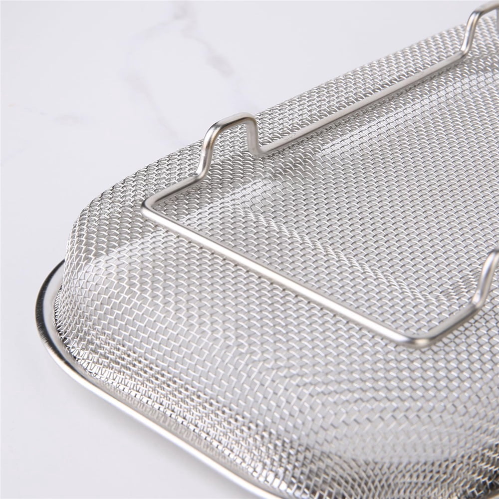 Dishwasher Basket for Small Items, 18/8 Food-Grade Stainless Steel Utensil Organizer with Locking Lid, Dishwasher Safe Holder for Chopsticks, Forks, Spoons, Bottle Parts and Kitchen Tools(Large)