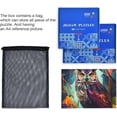 thumbnail image 6 of Geometric Owl Jigsaw Puzzle 500 Pieces, Zigsaw with Storage Bag and Reference Picture Easy to Solve Family Game Creative Gift for Friends Parents Grandparents, 6 of 6