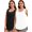A1-Black & White, variant on Women's 2 Pack Flowy Tank Tops Plus Size, Lightweight Breathable Sleeveless Shirts, Scoop Neck Summer Tops -Gray & White 2X
