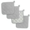 thumbnail image 6 of Pot Holders 7 in Square Solid Color (Pack of 2) - Gray - Pot Holders For Kitchen - Great for Kitchen Decor, 6 of 6