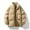 Khaki, variant on Ofreoo Men's Winter Solid Color Stand Collar Down Jacket Zipper Cardigan Pocket Long Sleeve Padded Jacket Coat