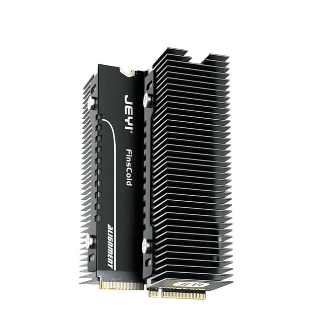 Radiador de disipador de calor SSD JEYI M.2 NVME NGFF con almohadilla térmica de 237 W/mk (SIN RGB)