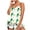 White 01, variant on DeHolifer Pajamas Sets for Women Cute Floral Printed V-Neck Tank Top and Shorts Soft 2 Piece Lounge Set White L