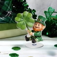 thumbnail image 6 of St Patricks Day Decor Leprechaun Figurines 2D Acrylic Irish Shamrock St. Patricks Gifts Table Desk Shelf Holiday Decor D, 6 of 6