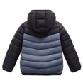 thumbnail image 5 of Coerni Boys Girls Quilted Lightweight Jacket Color Blocked Down Jacket Zipper Pockets Kids Insulated Zip Up Outerwear Puffer Coat, 5 of 7