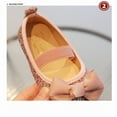 thumbnail image 5 of Huowey Baby Soft Bottom Girls Princess Shoes With Bow With Sequins Toddler Shoes-15 Months To 6 Years Butterfly Knot Birthday Footwear, 3-3.5 Years, 5 of 9
