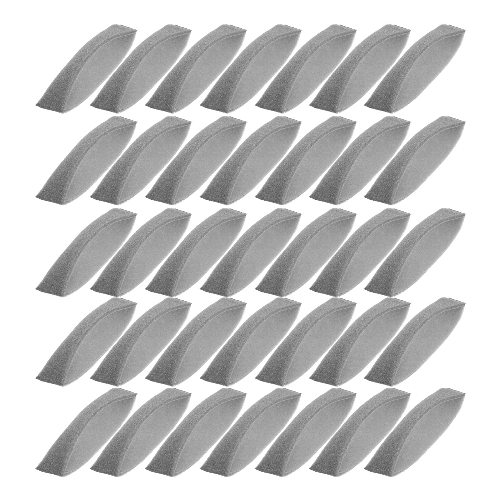 BUGUUYO 50 Pièces Coussinets De Protection Pour Vêtements Coussinets De Cintre Pour Épaulettes Protections Épaules Pour Cintres Noirs Bandes De Mousse Adhésives