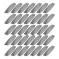 thumbnail image 6 of Voiceine 50Pcs Clothing Hanger Sleeve Hanger Sponge Padded Hangers Hanger Foam Cover Hangers Garment Protector Pad Anti- Skid Closet Hanger Cover Black, 6 of 10
