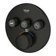 thumbnail image 3 of Grohe Grohtherm 291382430 Triple Function Thermostatic Valve Trim in Matte Black, 3 of 3