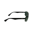 thumbnail image 3 of Ray-Ban Men's Polarized Icons RB3445-002/58-61 Black Rectangle Sunglasses, 3 of 3