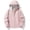 Pink, variant on IUYRTFE Women's Hooded Zip Up Outdoor Jacket Lightweight Windbreaker with Pockets for Hiking and Daily Wear