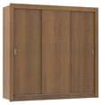 thumbnail image 2 of Ropero Closet Madesa Lyon 3 Puertas Corredizas Marrón, 2 of 5