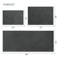 thumbnail image 3 of ZOUYUE Luxury Chenille Bathroom Rug Extra Soft and Absorbent Shaggy Rugs (Grey,20" x 32"), 3 of 10