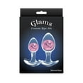 thumbnail image 4 of NS Novelties Cosmic Glams Silicone Glass Anal Plug Kit, 2 Piece Set, Pink, 4 of 5
