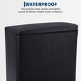 thumbnail image 4 of Slim 12 Gal Kitchen Trash Can, Step Garbage Can with Soft Close Lid for Narrow Spaces, Space-Saving Stainless Steel Trash Bin with Inner Bucket, 4 of 8