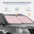 thumbnail image 4 of Balery 2 Piece Cute Rabbit Car Windshield Sun Shade|Foldable Front Windshield Shade for Car Front Window for Most Sedans SUV Truck-Medium, 4 of 7