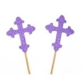 thumbnail image 2 of Darling Souvenir, Christening Baptism Cupcake Toppers, Dessert Decorations - Pack Of 20, 2 of 3