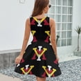 thumbnail image 6 of Keydets-VMI Sleeveless Dress Women Summer Evening Dresses Ladies Sundress, 6 of 7