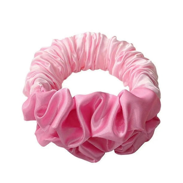 Rizador de pelo sin calor con diadema, rizadores de seda para cabello largo, antiencrespamiento, para dormir durante la noche.