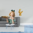 thumbnail image 2 of Bandeja Para Llaves Con Estatua De Princesa Gallo De Resina, Adorno De Escritorio De Arte Moderno, Multiusos, Para Guardar Dulces, Decoración Feng Shui Para Sala De Estar, Inauguración De La, 2 of 8