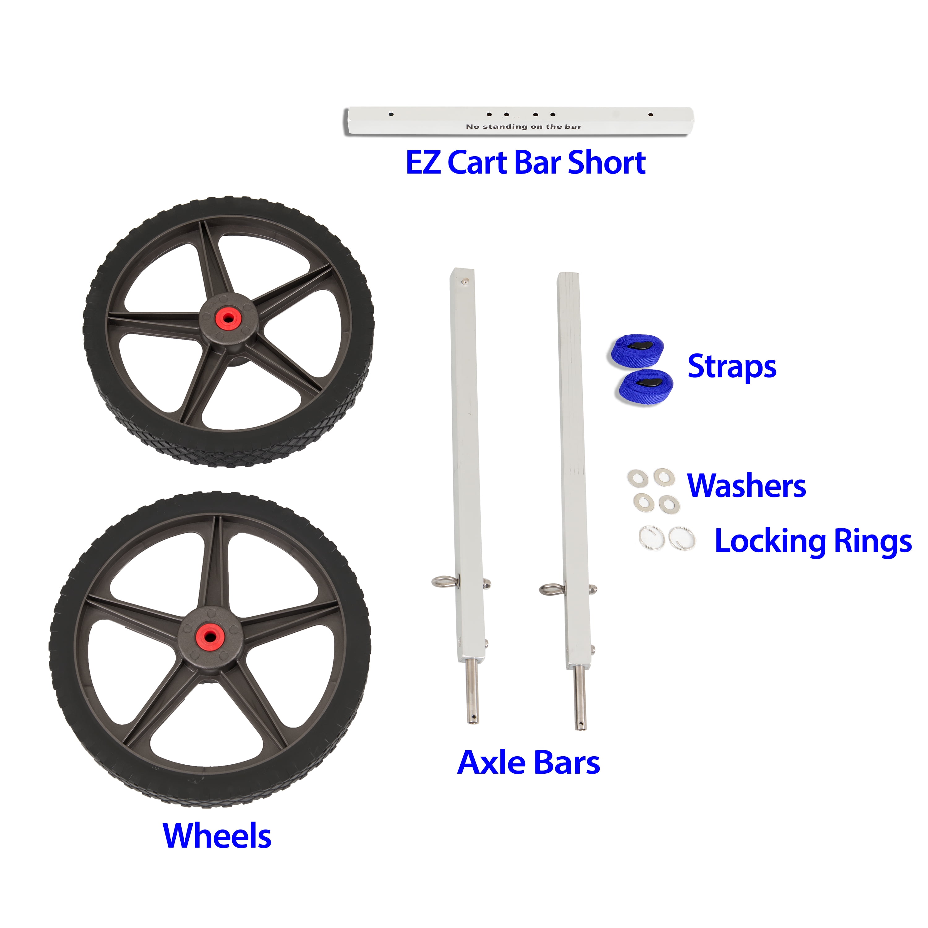 Sea Eagle EZ Cart - Chart Wheel System for Boats and Kayaks - Small