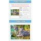 thumbnail image 2 of 5D DIY tigres blancos pintura de diamantes de cristal Animal bordado de diamantes de imitación paisaje imagen de costura hogar familiar punto de cruz Yuarrent JJ12243-00, 2 of 5