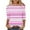 Pink, variant on TKLPEHG 3/4 Sleeve Shirts for Womens Fashion Casual Comfy Cute Print 3/4 Sleeve T Shirts Crew Neck Blouses (Blue,XXXL)
