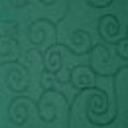 thumbnail image 4 of Collections Etc Scroll Patterned Elegant Dining Chair Cover - Fancy Dinging Room Décor, Forest Green, 4 of 4