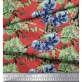 thumbnail image 2 of Soimoi Silk Fabric Rabbit,Lilac & Pansy Floral Decor Fabric Printed Yard 42 Inch Wide, 2 of 3