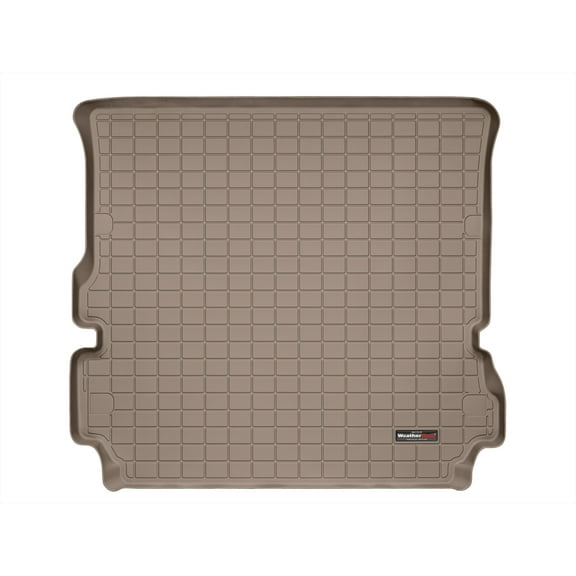 WeatherTech Cargo Trunk Liner compatible with Land Rover Rover LR3/Discovery 3, LR4/Discovery 4 - Behind 2nd Row Tan