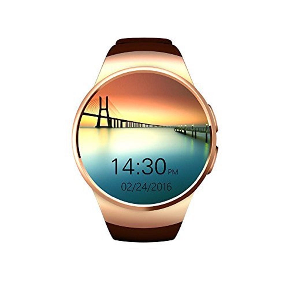 kw18 2g smart watch with sim card sync bluetooth 4.0 for ios android black
