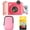 Fuchsia, variant on Kodak Smile+ 2-in-1 Instant Camera & Bluetooth Printer Starter Bundle w/ Deluxe Case (Fuchsia)
