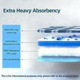 thumbnail image 5 of BUYHAO Washable Bed Pads for Incontinence 35"x60" (2 Pack) – Reusable Heavy Absorbency Underpads, Waterproof Protection for Elderly & Pets (Blue), 5 of 8
