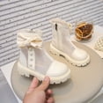 thumbnail image 6 of YMUQEIGH Children's Boots Kids Girls' Boots Outdoor Lace Up Boots Ankle Boots Short Toddler/Little Kids Boots Boys' boots, 6 of 7