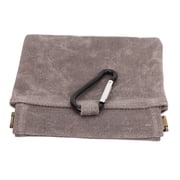 Dog Treat Training Bag, Dog Treat Pouch Portable High Strength Buckle Prevent Spilling  for Outdoor Travel Grey,Black