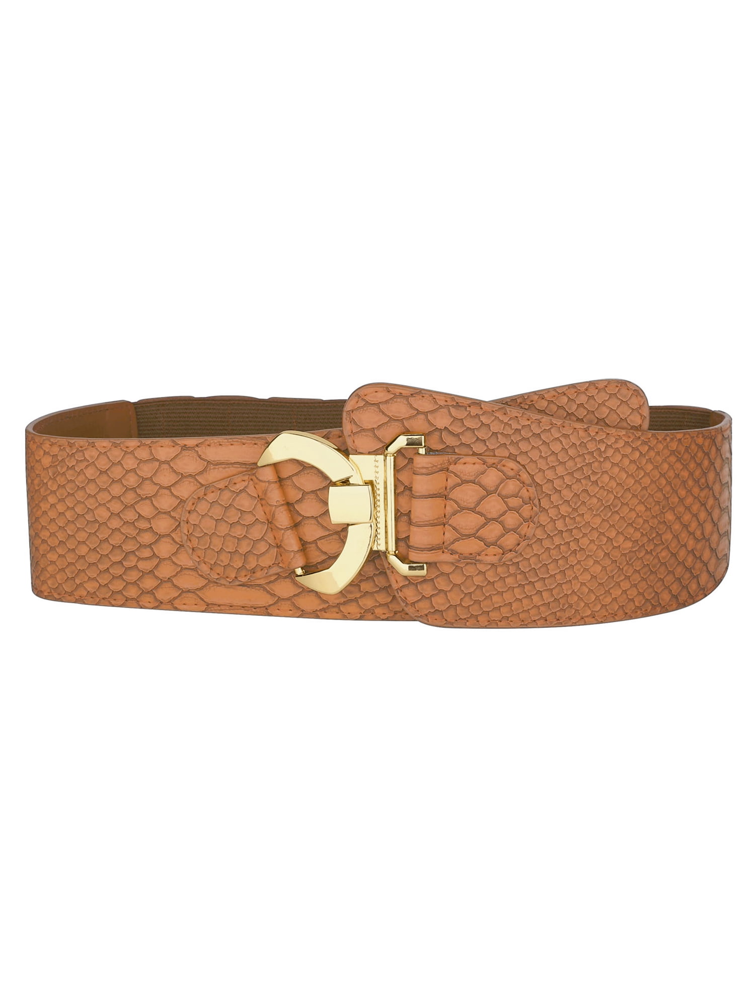 7541 Womens Stretchy Wide Waist Belts Braided For Dress Square INSPIRE CHIC Women main image 4