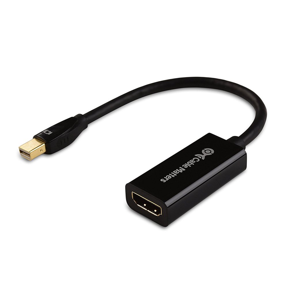 Cable Matters Mini DisplayPort to HDMI Adapter (Mini DP to HDMI) in