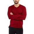 thumbnail image 3 of X RAY Mens Crew Neck Sweater Slim Fit Midweight Pullover Sweater for Men for Casual Dressy Wear (Big & Tall Available), Jester Red, 6XL, 3 of 11